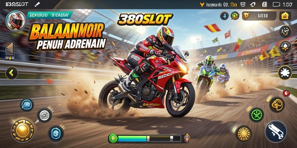 Screenshot menarik dari gameplay 380SLOT yang menunjukkan kecepatan tinggi.