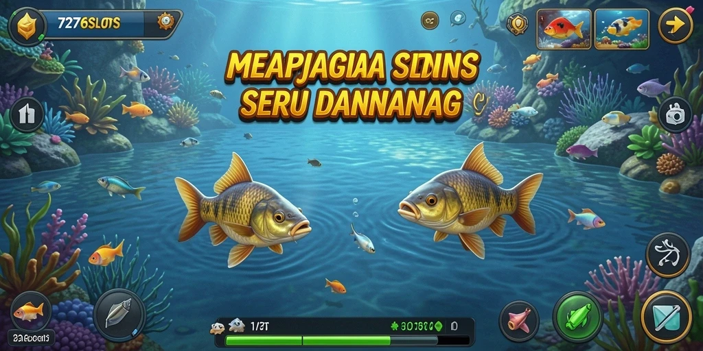 Gambaran permainan memancing yang seru dalam 7276SLOTS.