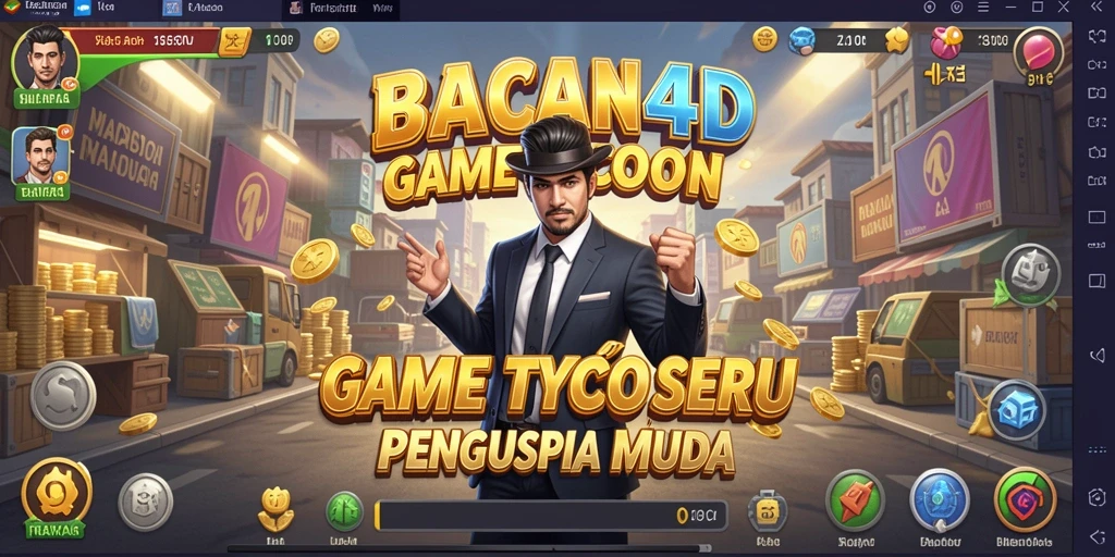 Screenshot BACAN4D menampilkan gameplay Tycoon yang seru.