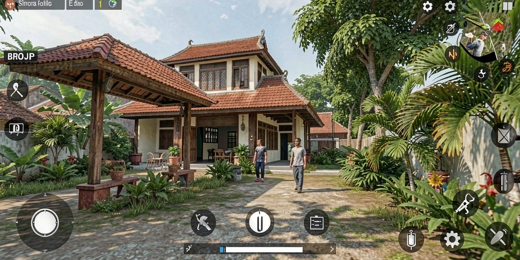 Tampilan gameplay BROJP yang menarik dan interaktif.