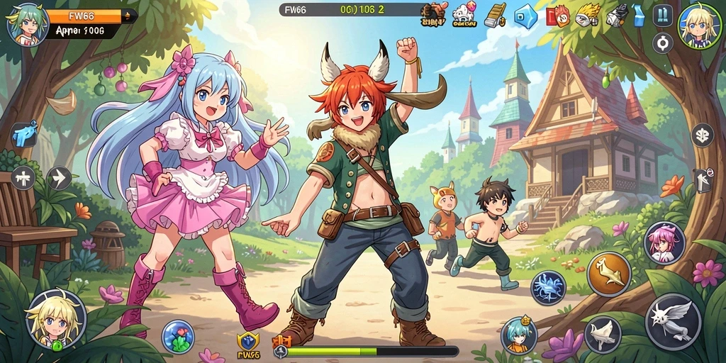 Tampilan menakjubkan dari gameplay FW66 yang penuh aksi.