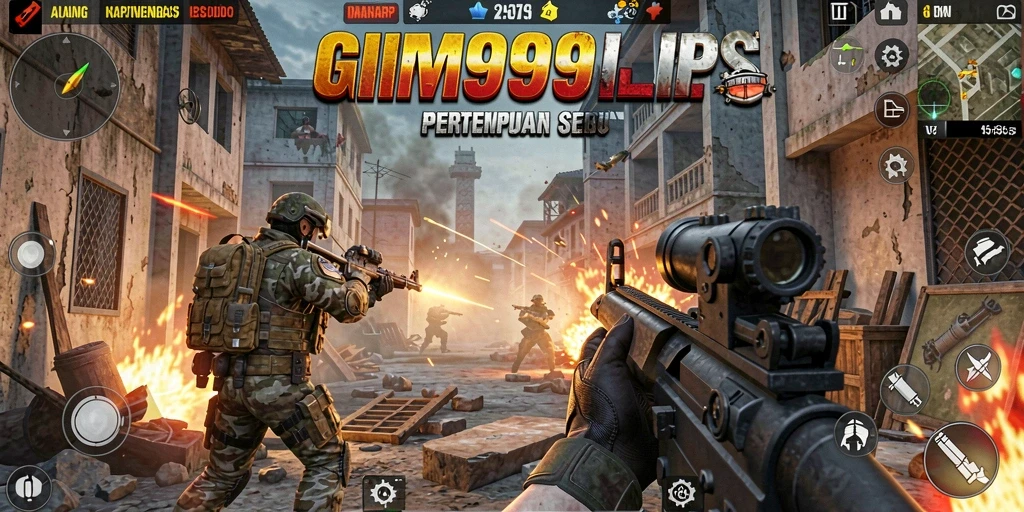 Tampilan gameplay GIM999 yang menegangkan di dunia TPS.