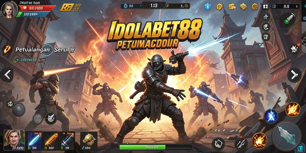 Tampilan gameplay seru dan aksi mendebarkan di IDOLABET88.
