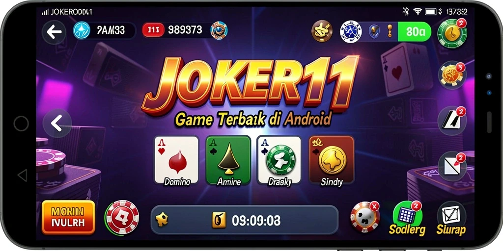 Tampilan menarik dari gameplay Domino di JOKER11.