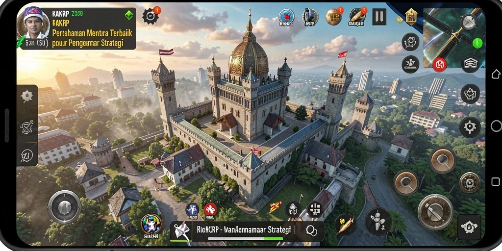 Gameplay KAKRP yang intens dan menantang dalam Tower Defense.
