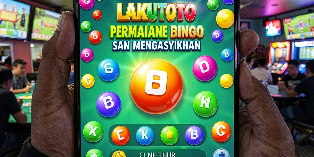 Tangkapan layar gameplay LAKUTOTO menampilkan keseruan Bingo.
