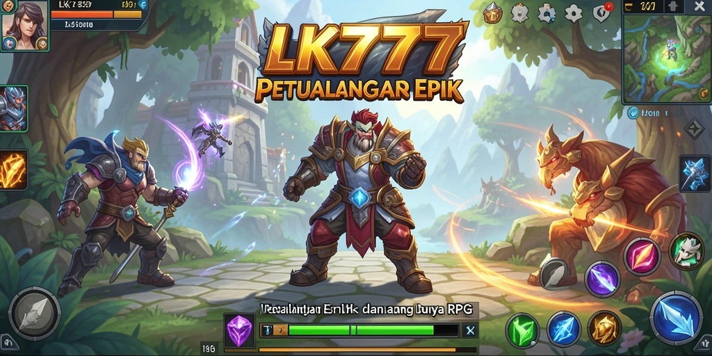 Tampilan gameplay LK777 dalam dunia RPG yang menakjubkan.