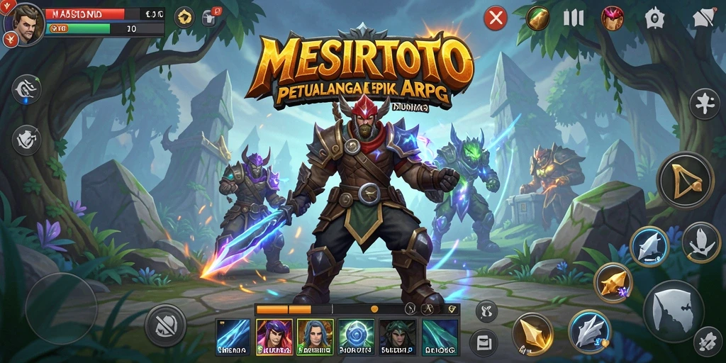 Tampilan gameplay MESIRTOTO yang mendebarkan dalam dunia ARPG.