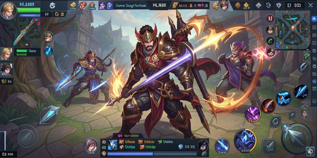 Tangkapan layar gameplay MLBB8 menunjukkan aksi pertarungan strategis yang mendebarkan.