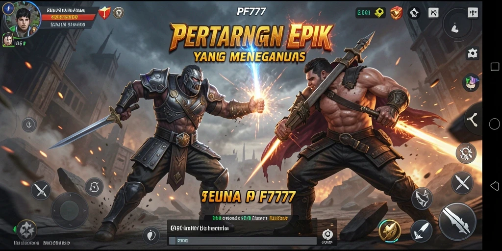 Tangkapan layar dari gameplay Fighting yang seru di PF777.