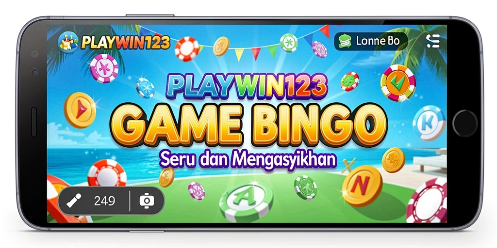 Tampilan gameplay seru dari PLAYWIN123 saat bermain Bingo.
