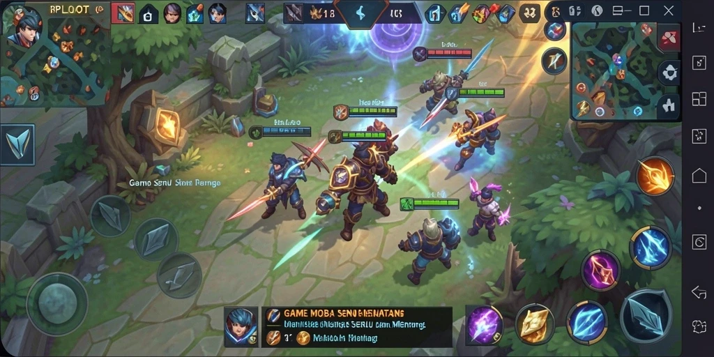 Tampilan gameplay menegangkan dari RPLOOT yang penuh aksi.