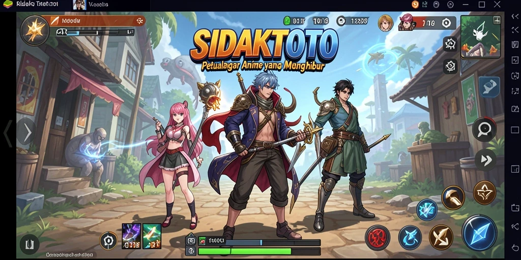 Tampilan gameplay SIDAKTOTO yang menarik dan colorful.